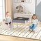 4-in-1 Kids Desk Table and Chairs Set with Storage Drawing Board Perfect for 3-6 Years Old Child